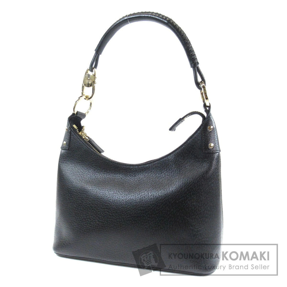 Gucci One Shoulder Hobo Leather Bag